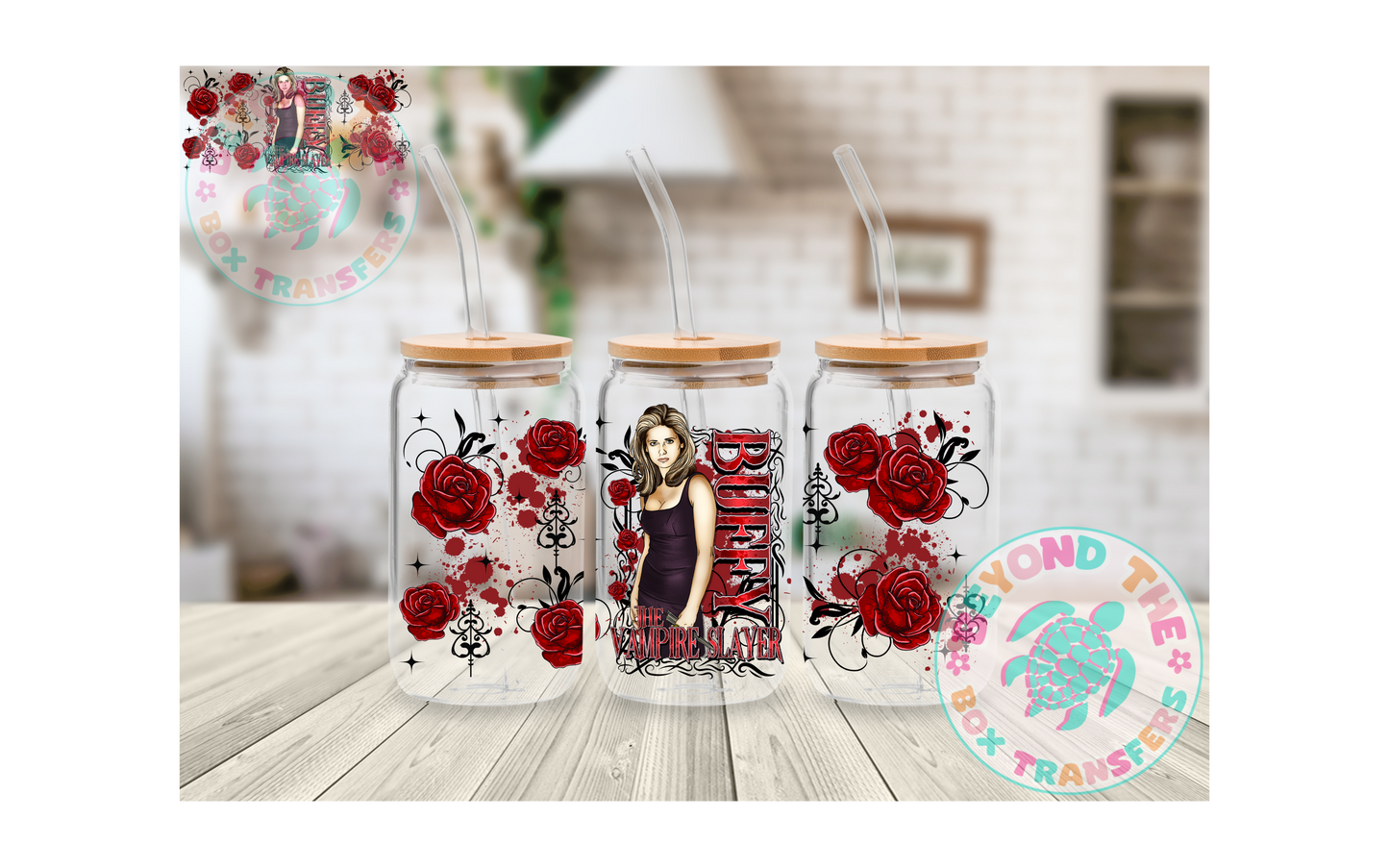 TV Vampire Slayer 16oz UVDTF wrap