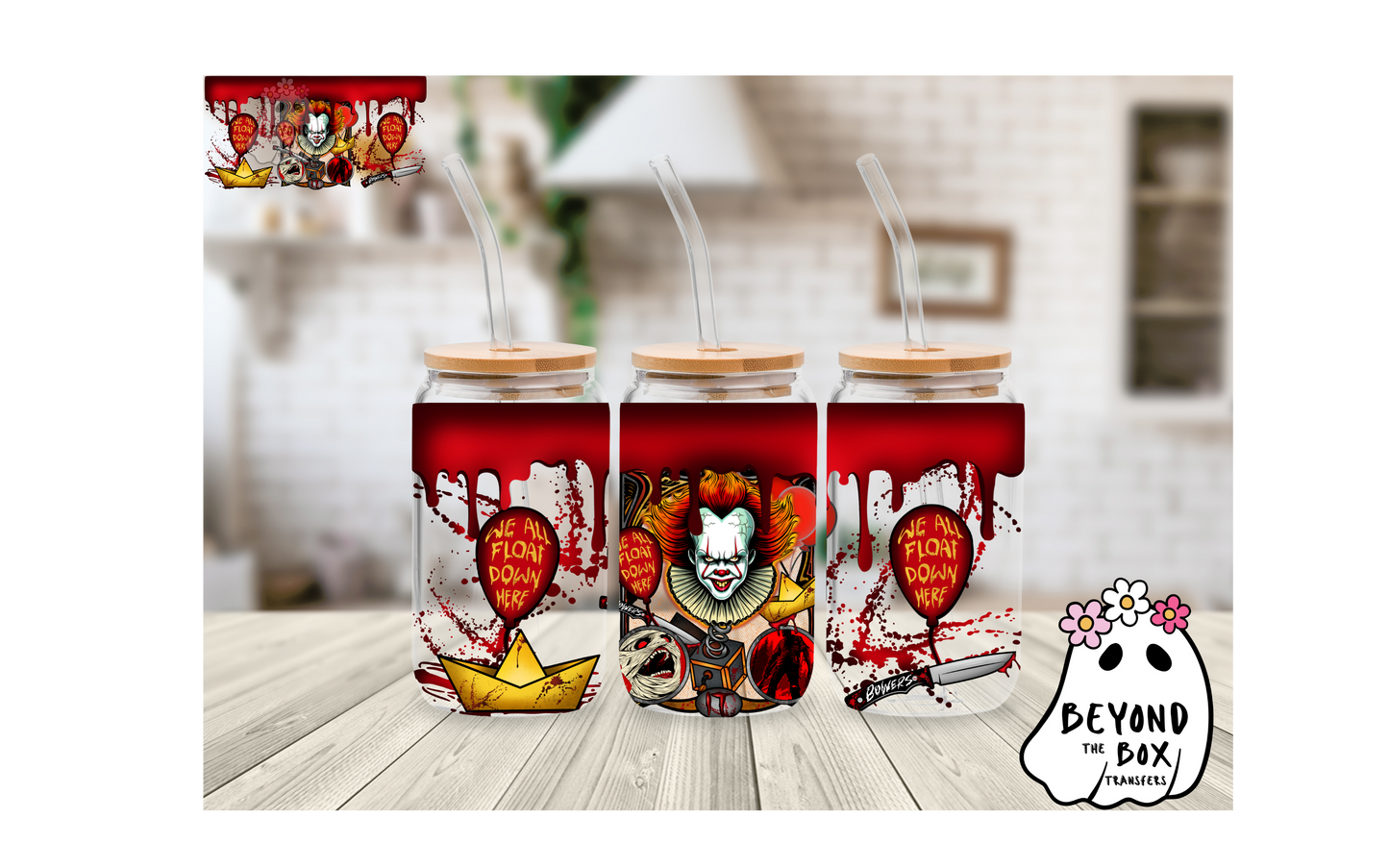 Horror 16oz UVDTF wrap