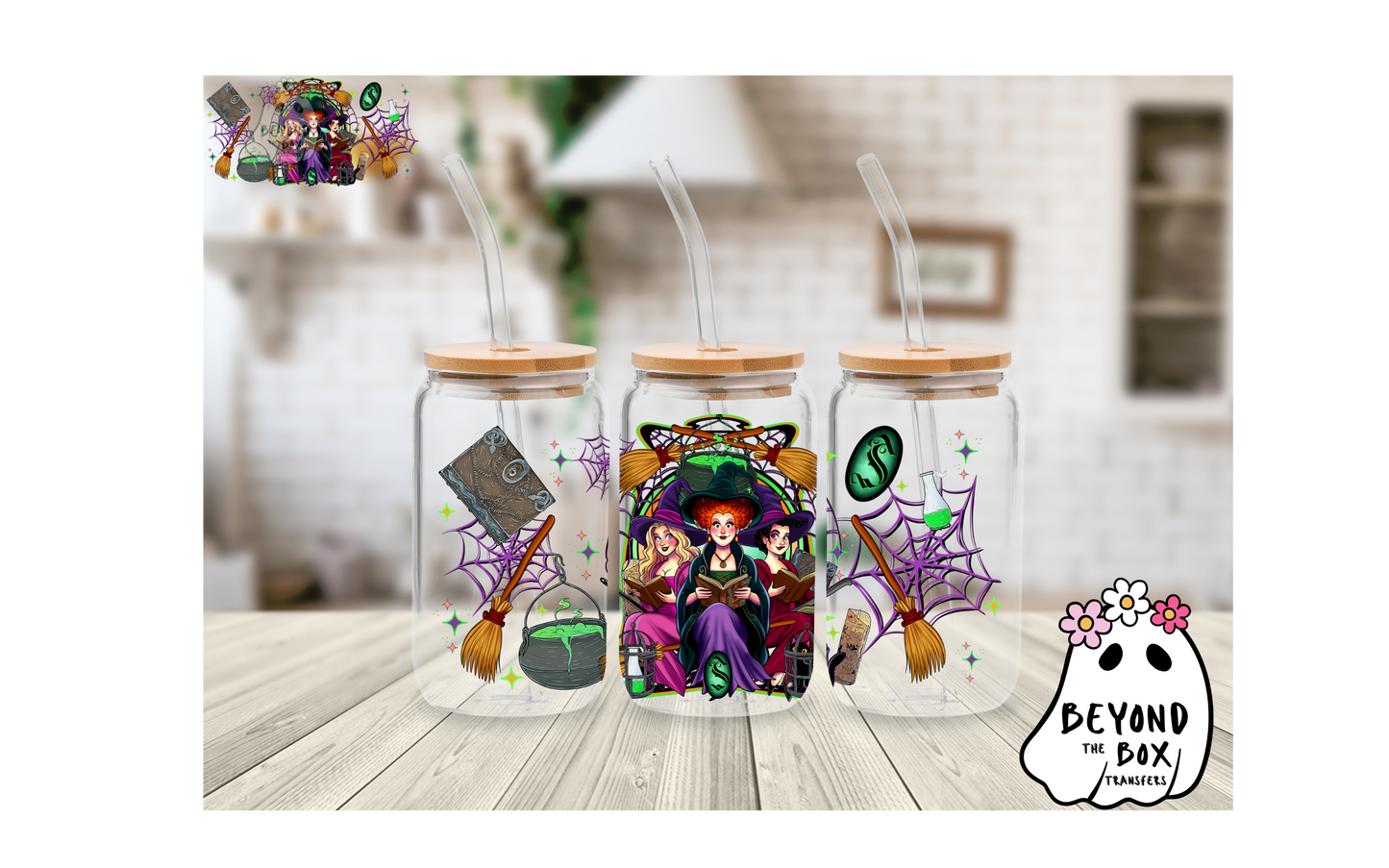 Hocus Pocus 16oz UVDTF wrap