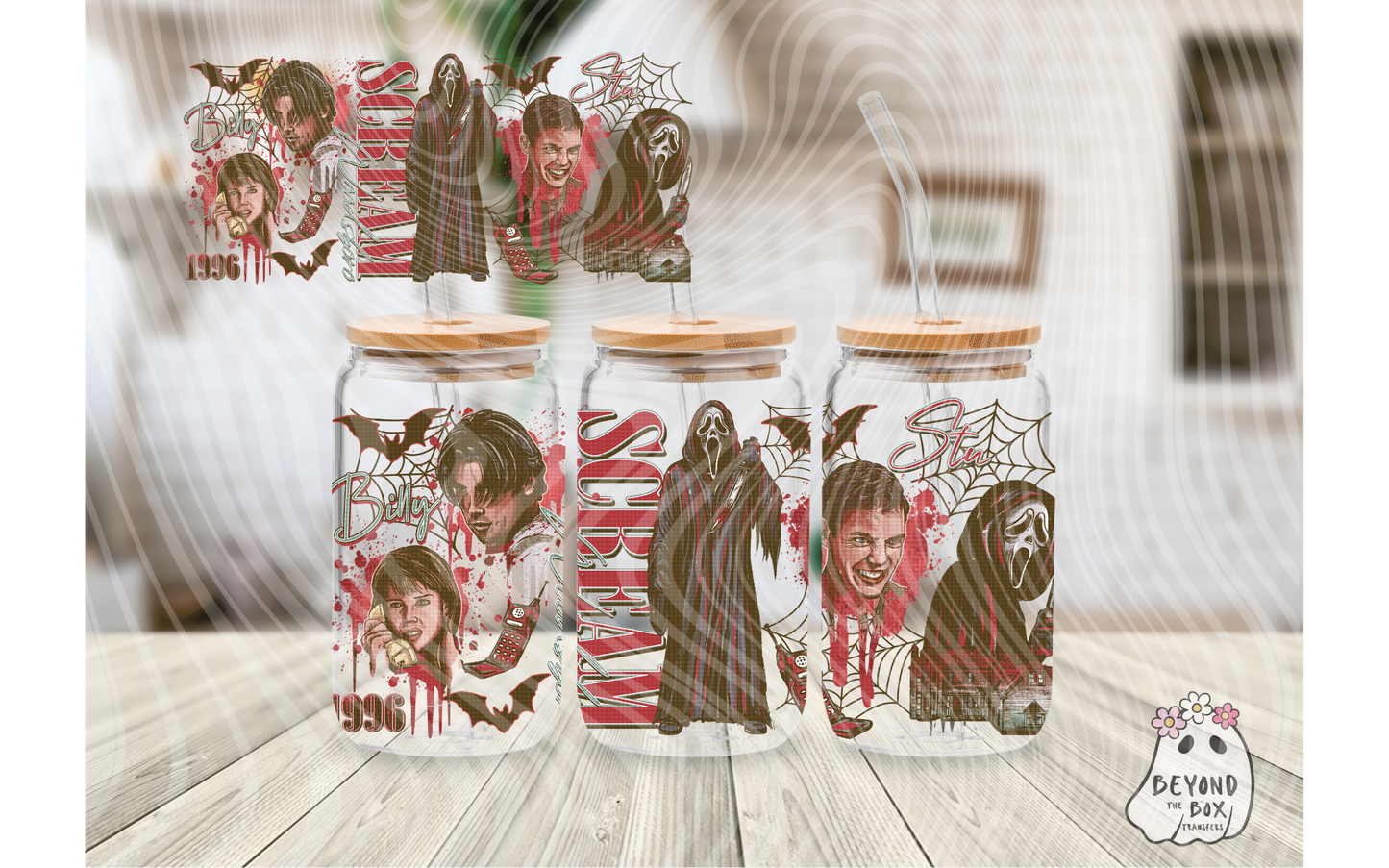 90's Horror 16oz UVDTF wrap
