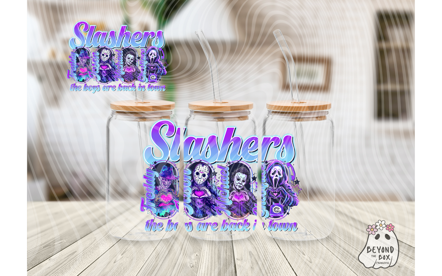 Slashers 16oz UVDTF wrap