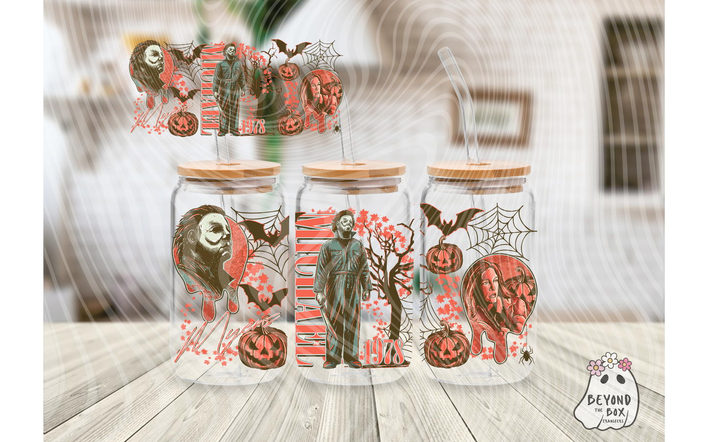 Halloween 16oz UVDTF wrap