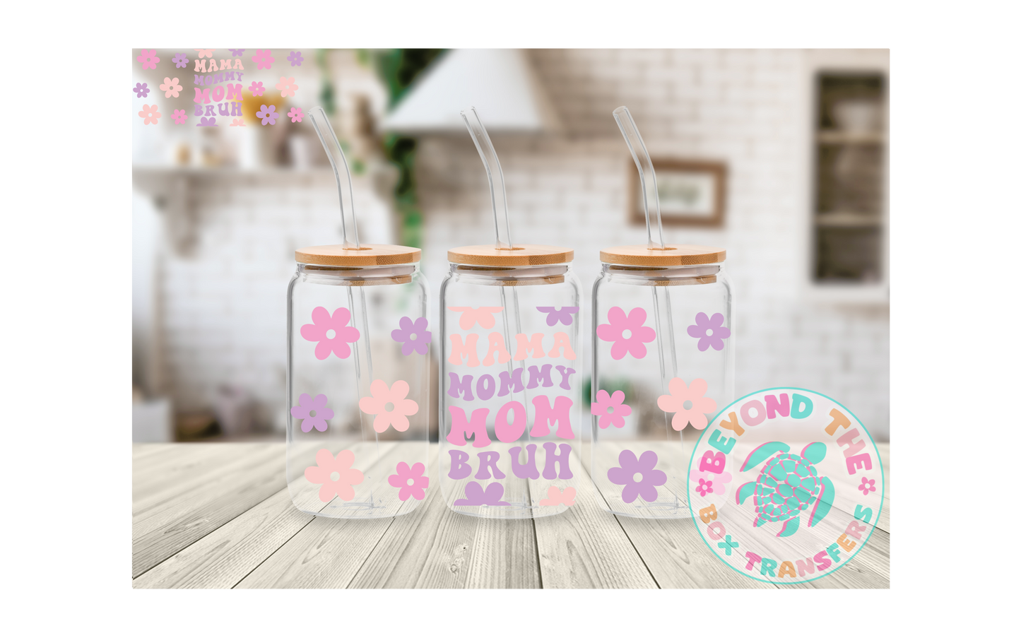 MOM - BRUH 16oz UVDTF wrap