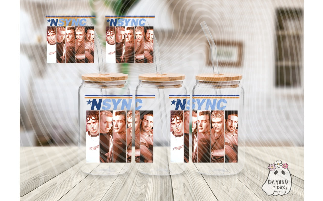 00’s Boy band 16oz UVDTF wrap