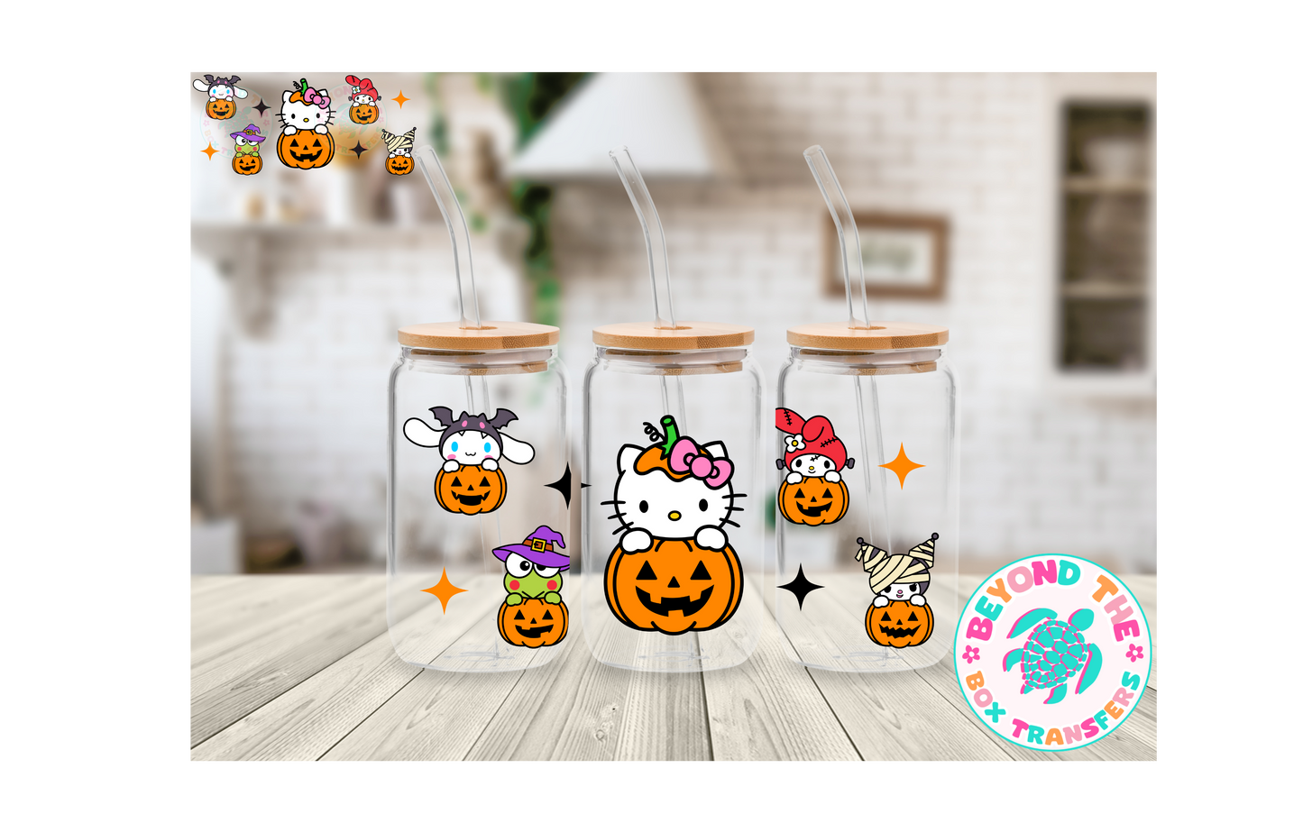 Pumpkin HK 16oz UVDTF wrap