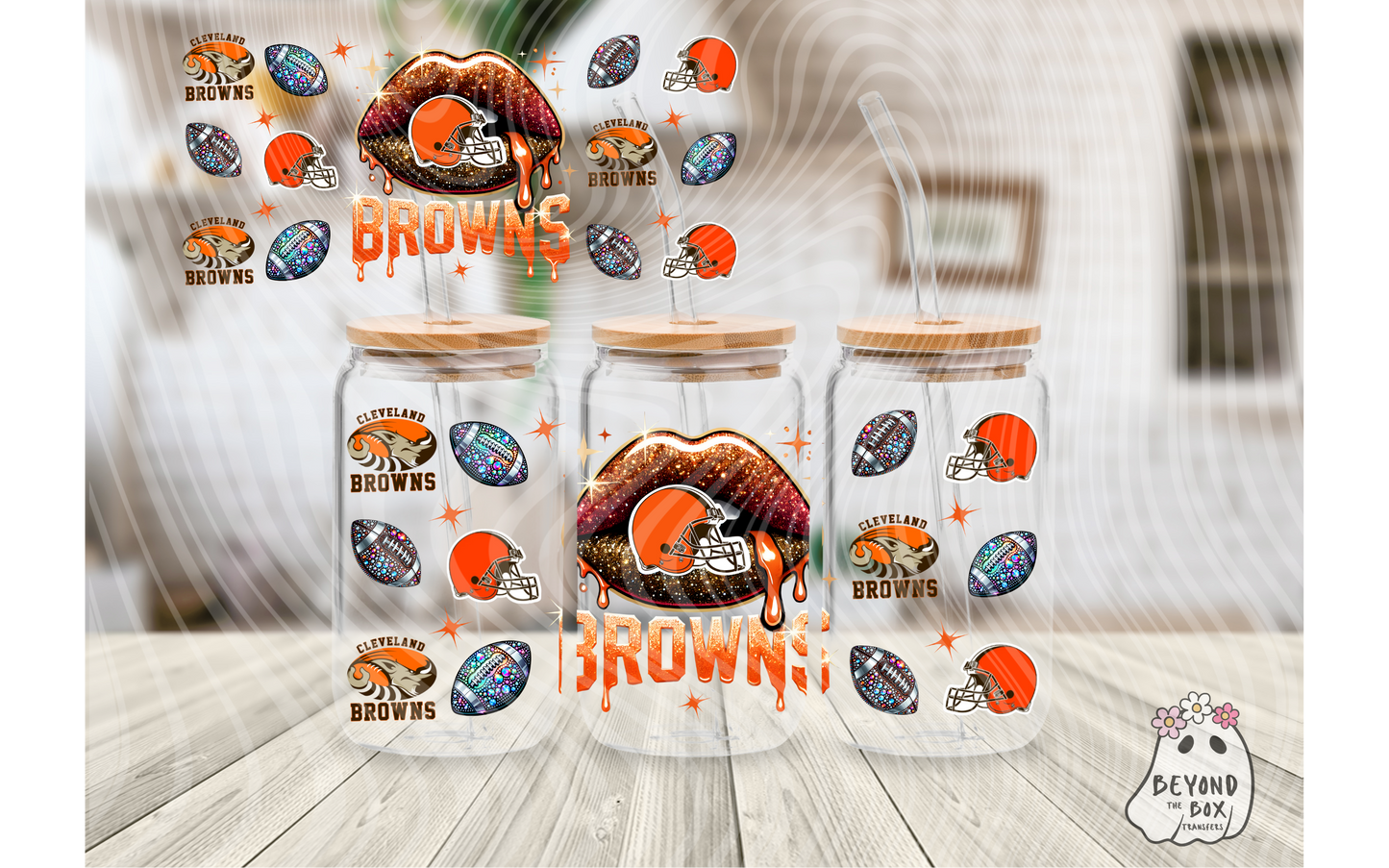 Football 16oz UVDTF wrap