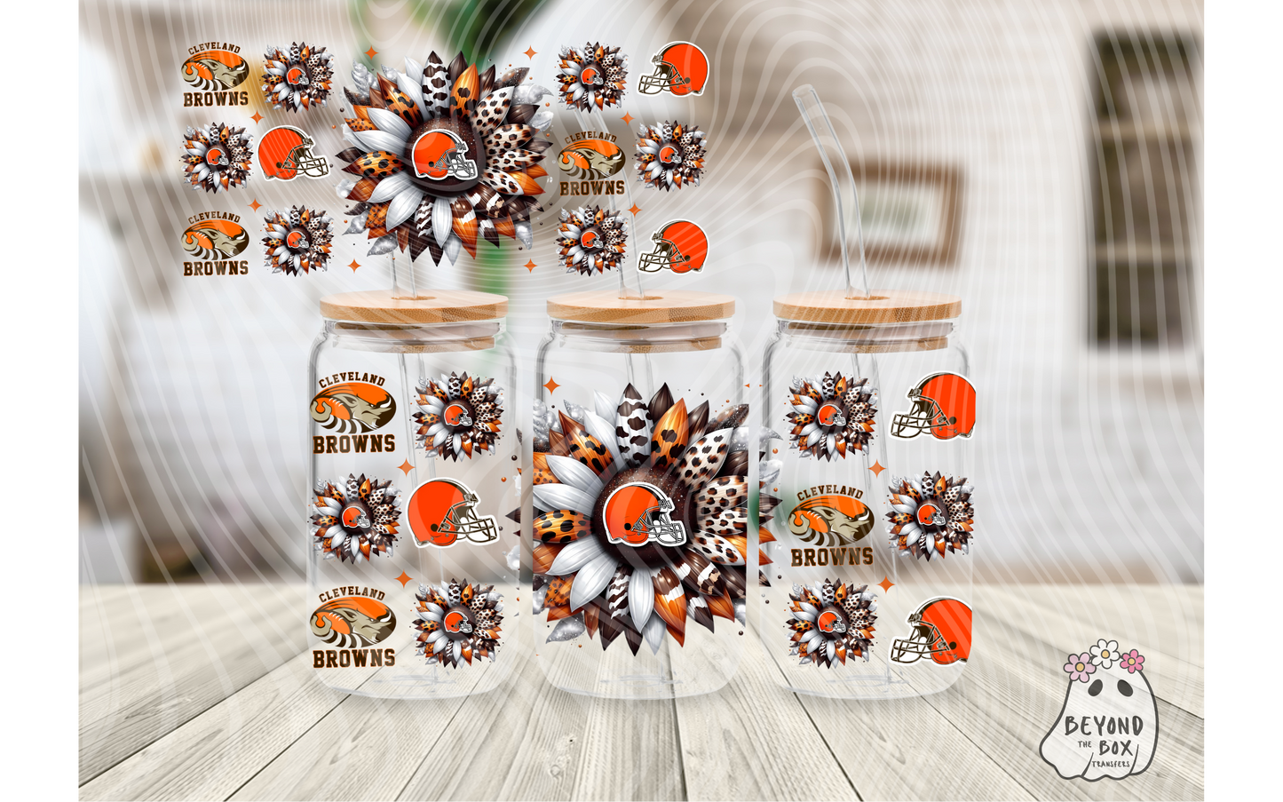 Football 16oz UVDTF wrap