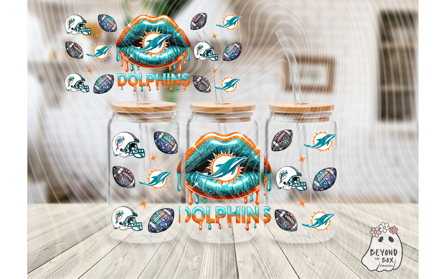 Football 16oz UVDTF wrap