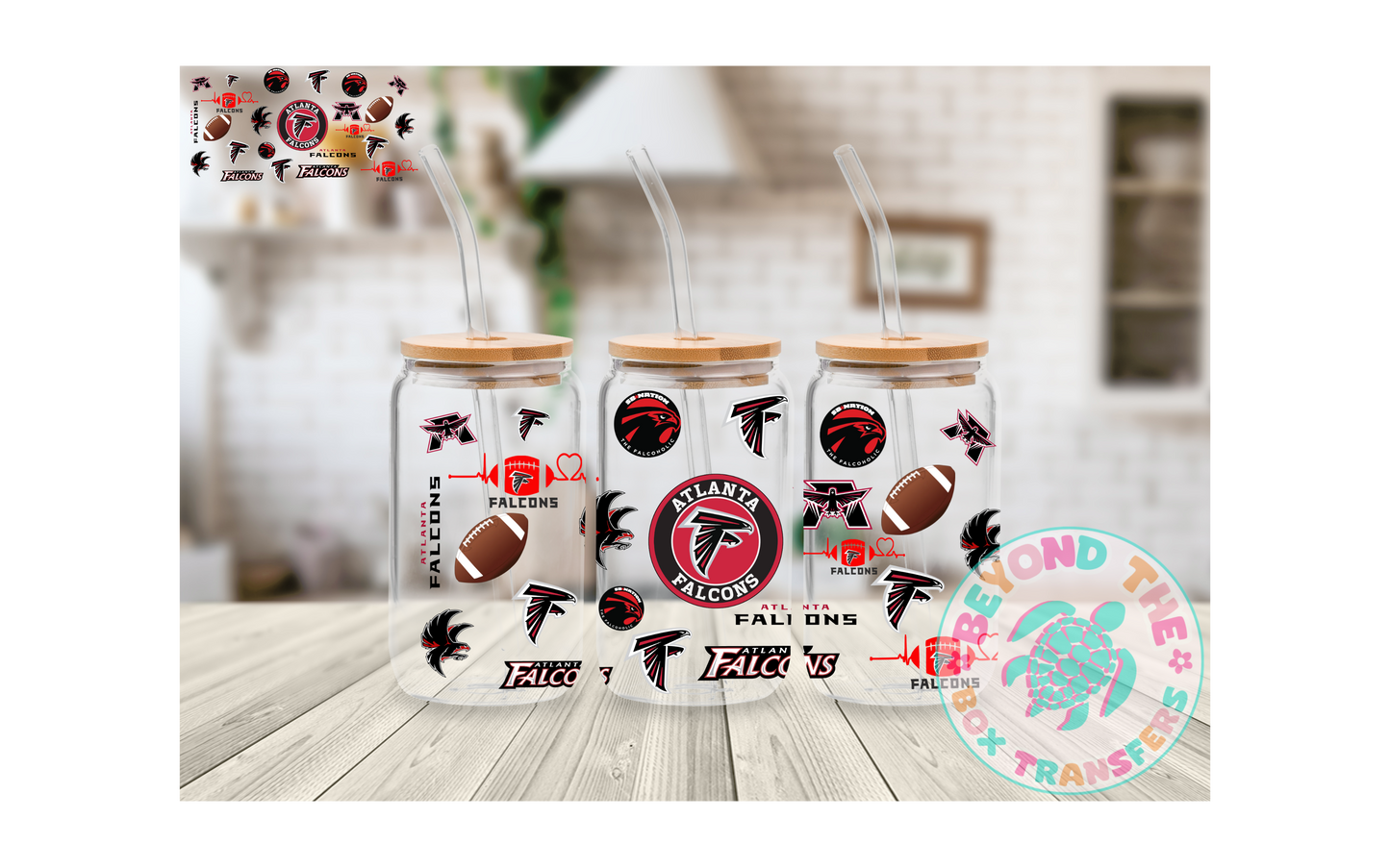 Football 16oz UVDTF wrap