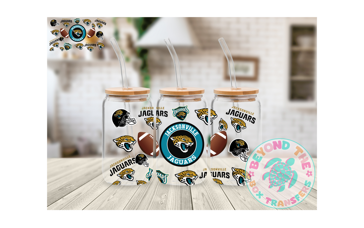 Football 16oz UVDTF wrap