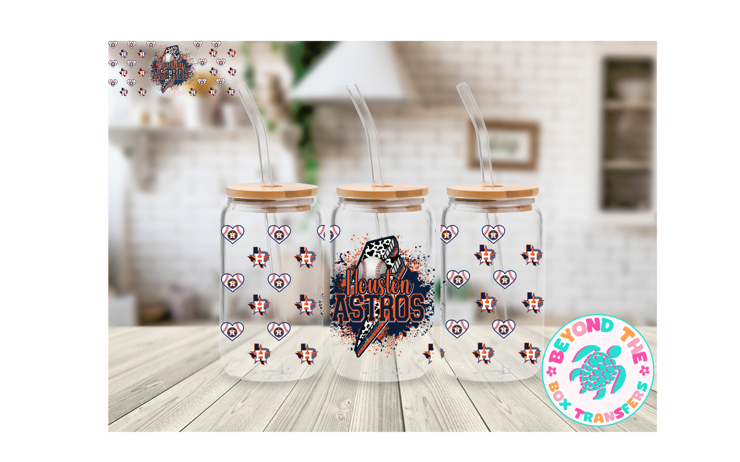 Baseball 16oz UVDTF wrap