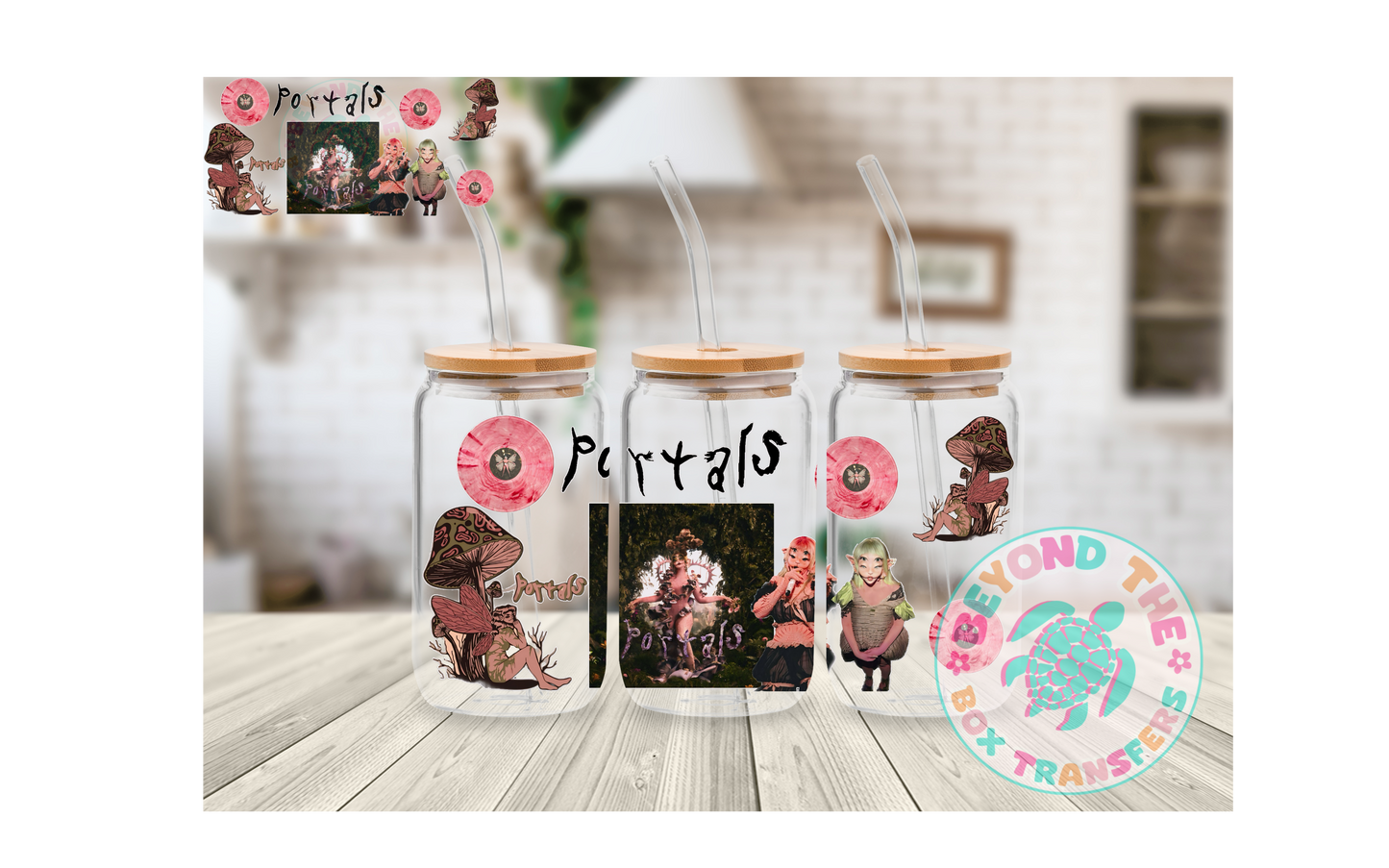 portals Melanie Martinez 16oz UVDTF wrap