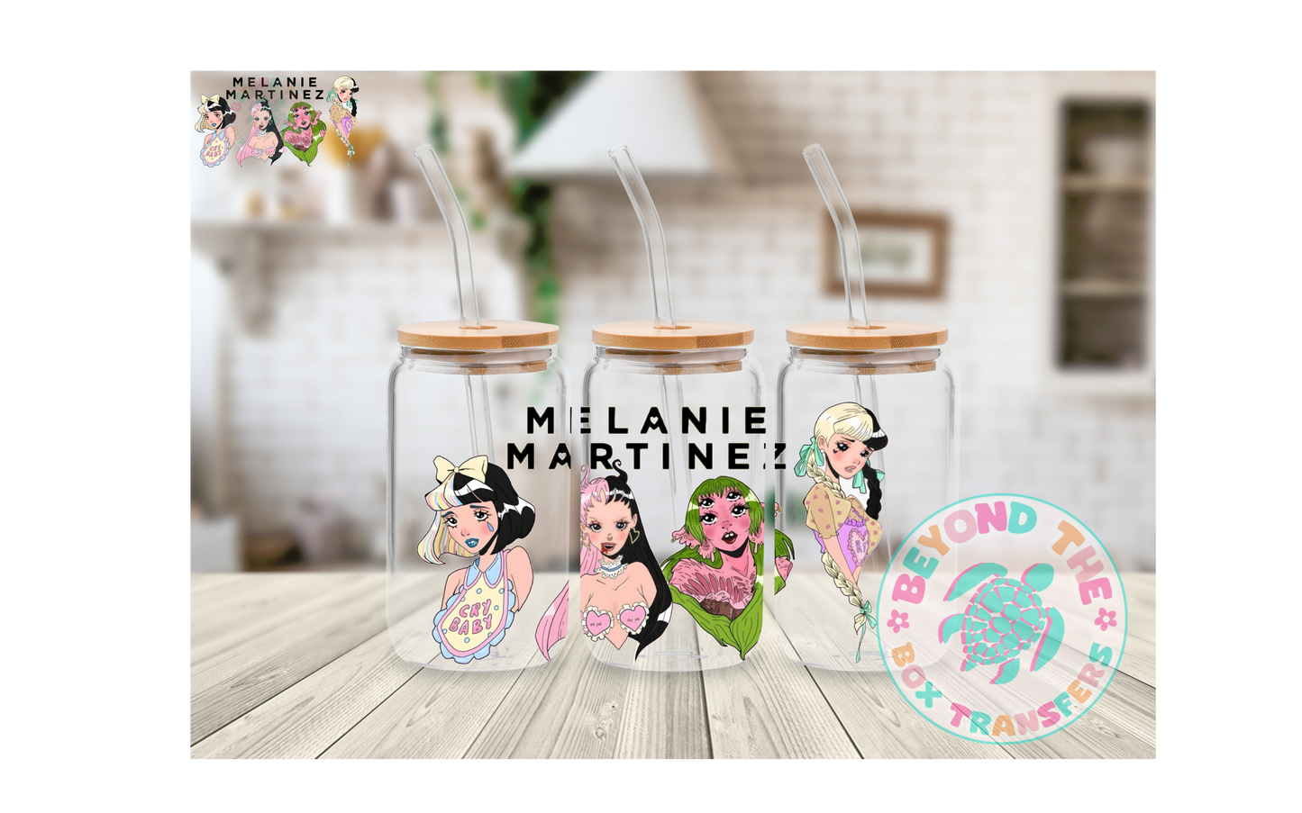 Melanie Martinez 16oz UVDTF wrap