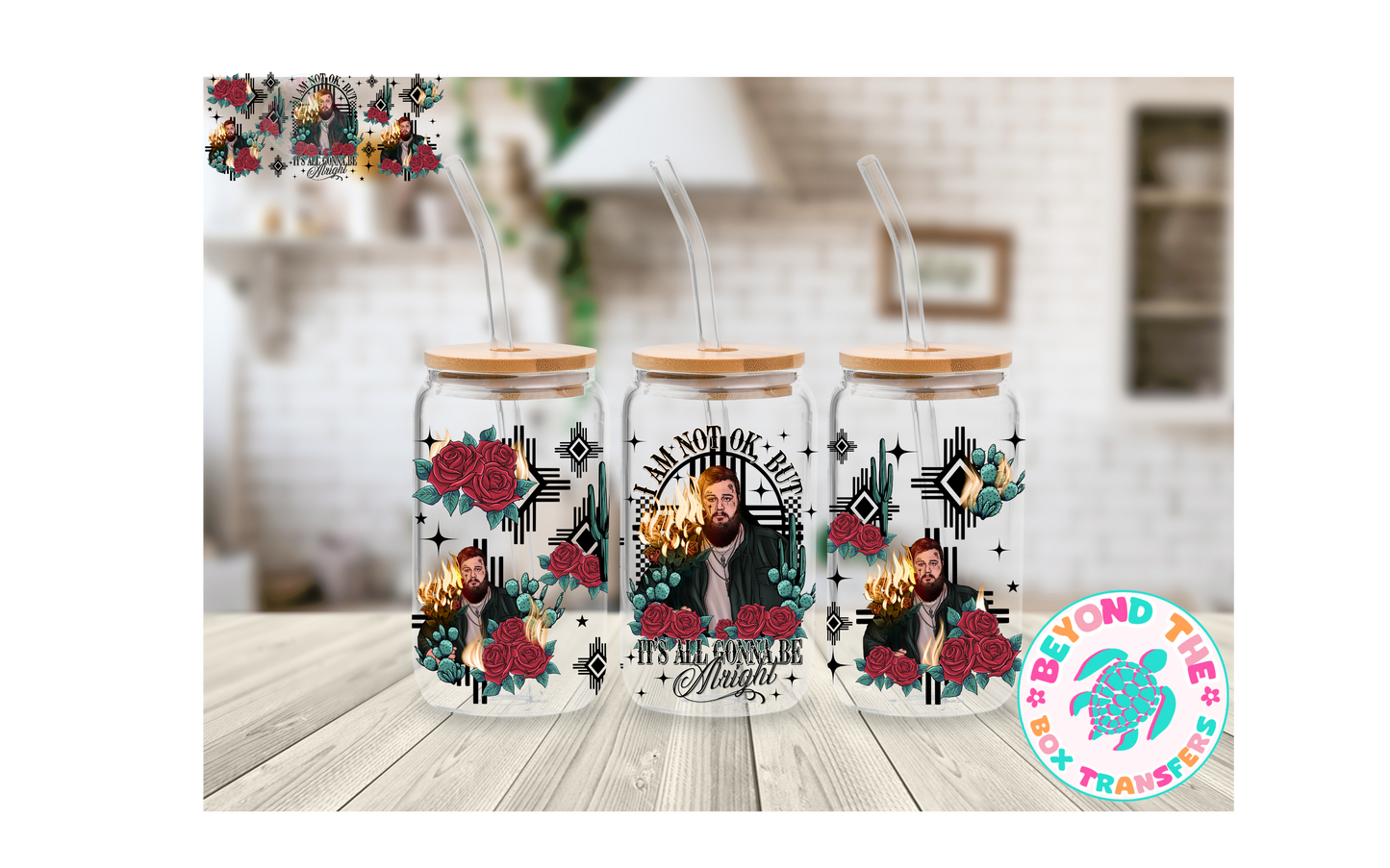 Jelly Roll 16oz UVDTF wrap
