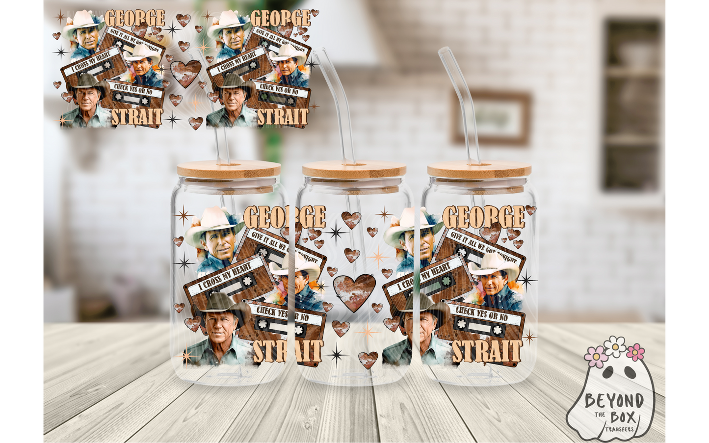 90's Country Music 16oz UVDTF wrap