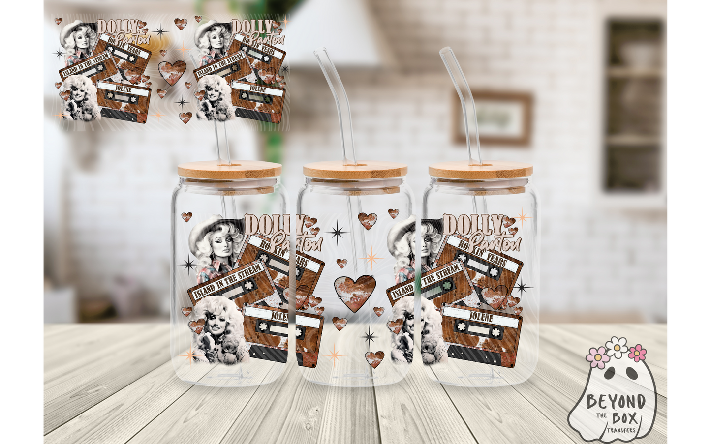 90's Country Music 16oz UVDTF wrap