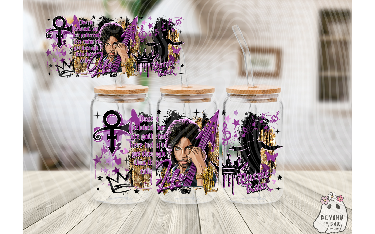 Purple Rain 16oz UVDTF wrap