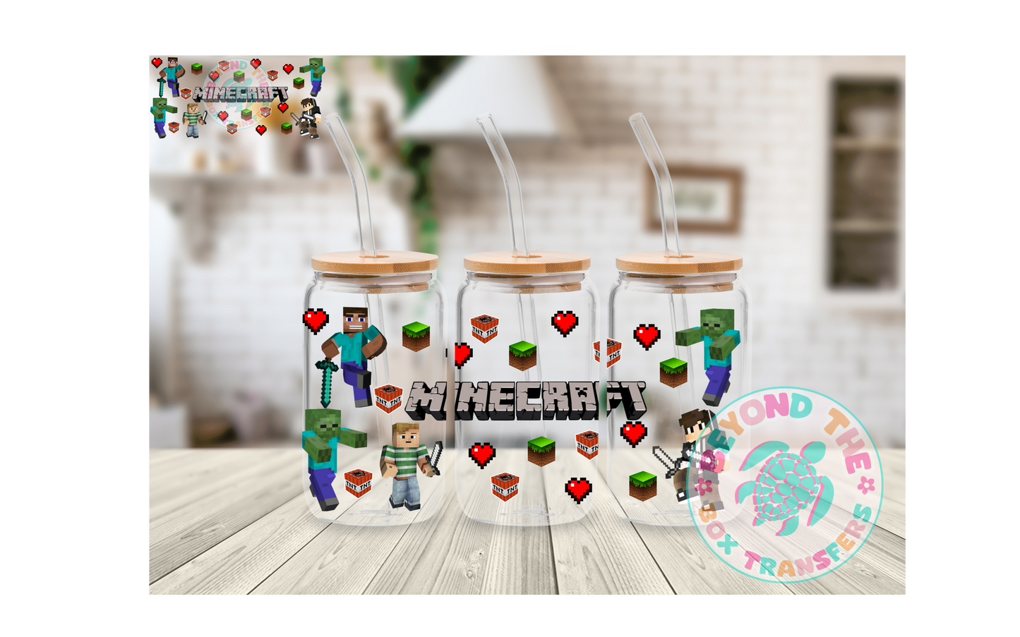 M Video Game 16oz UVDTF wrap