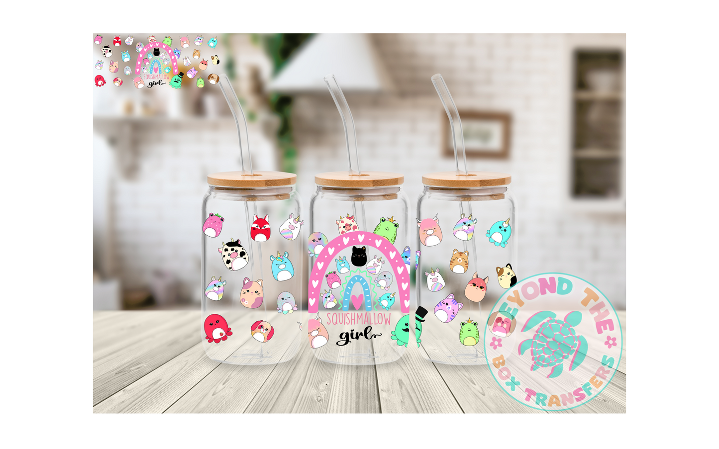 Squishy Pillows UVDTF wrap