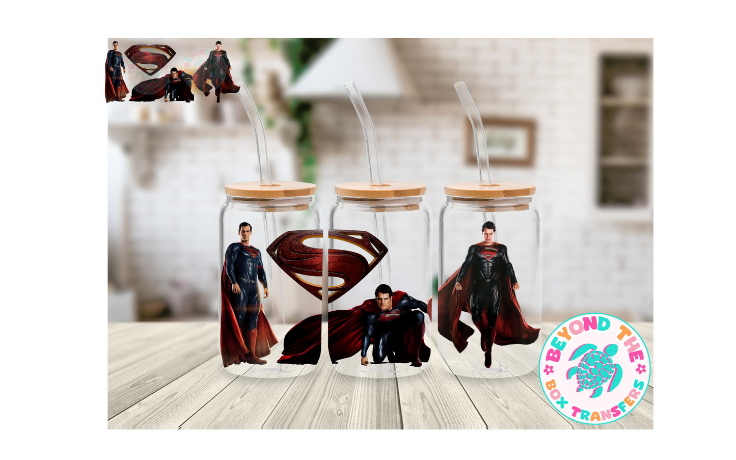 Man of Steel 16oz UVDTF wrap