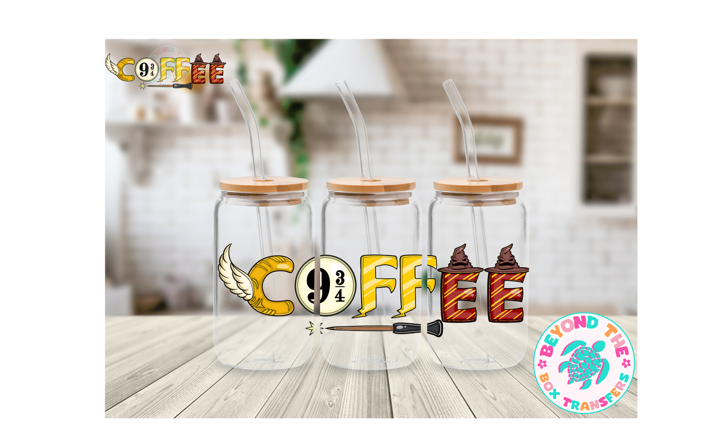 Wizard Coffee 16oz UVDTF Wrap