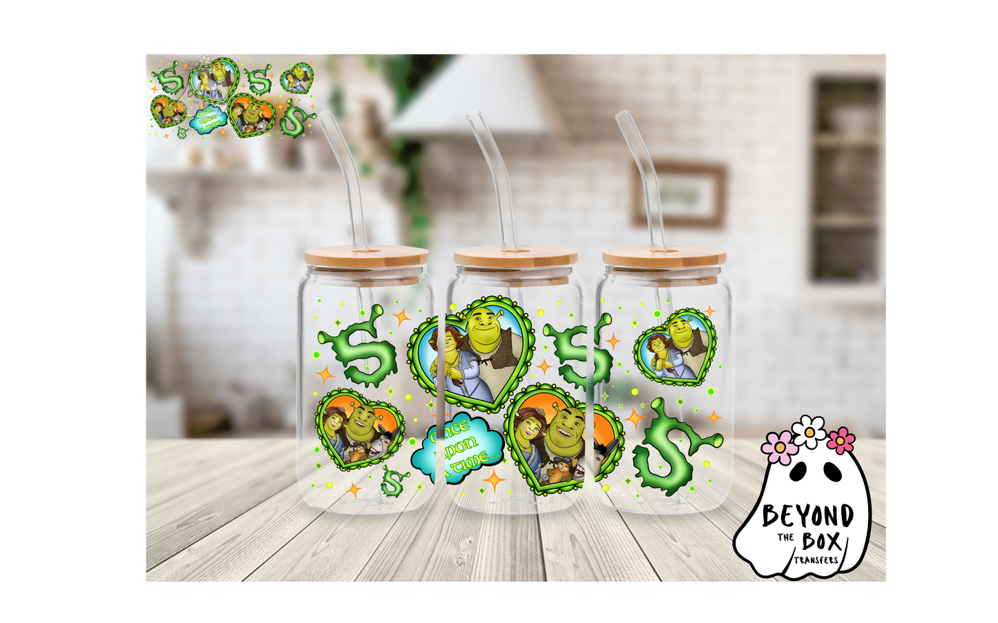 Green Ogar 16oz UVDTF wrap