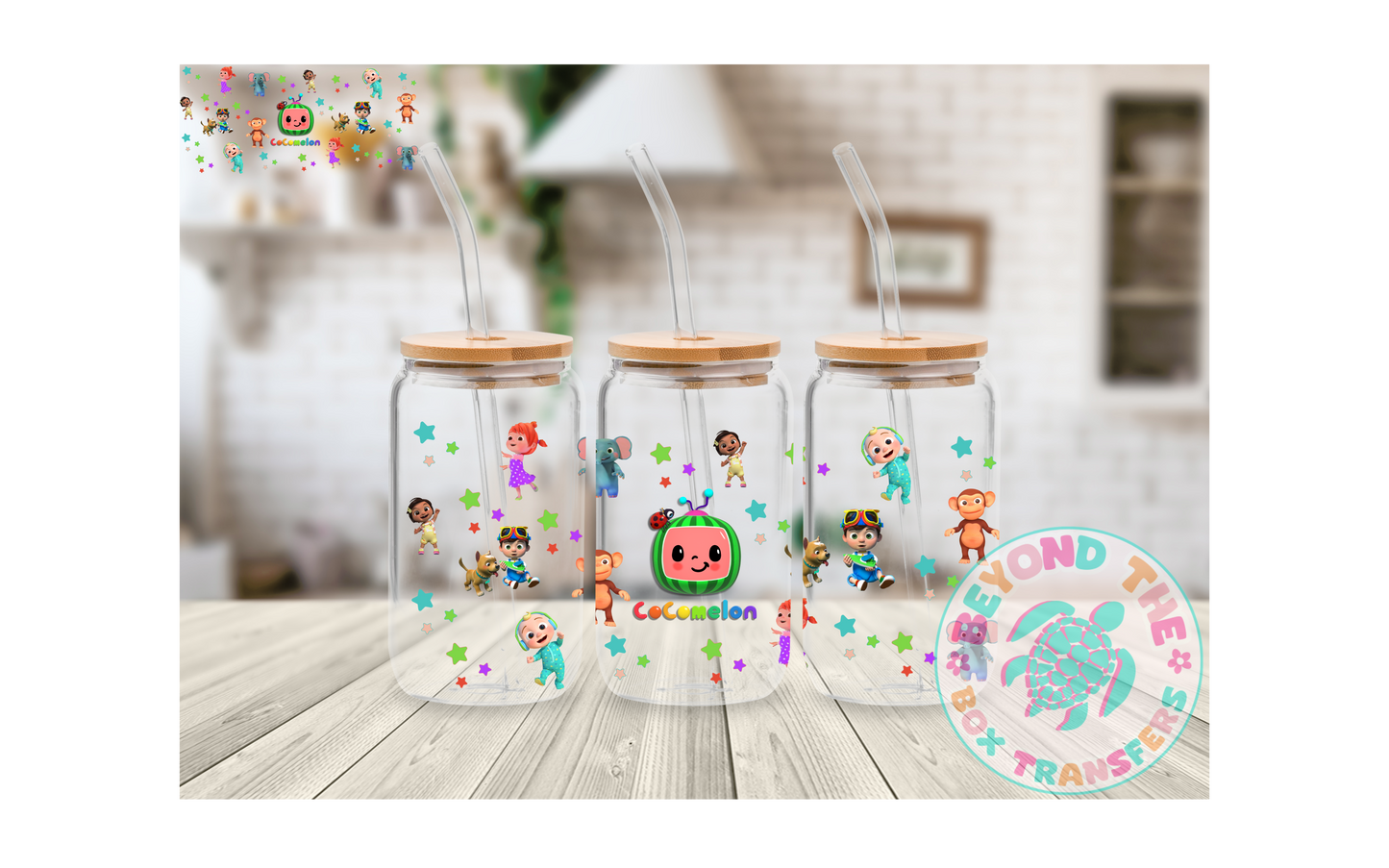 Tv Melon Baby 16oz UVDTF wrap