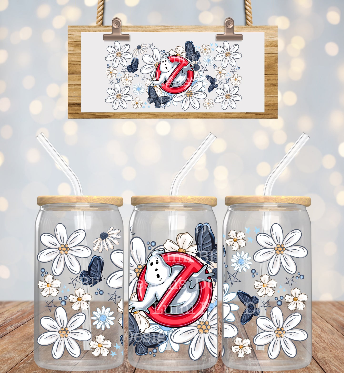 Ghostbusters 16oz UVDTF wrap