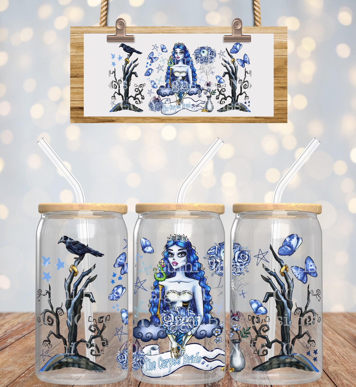 Dead Bride 16oz UVDTF wrap