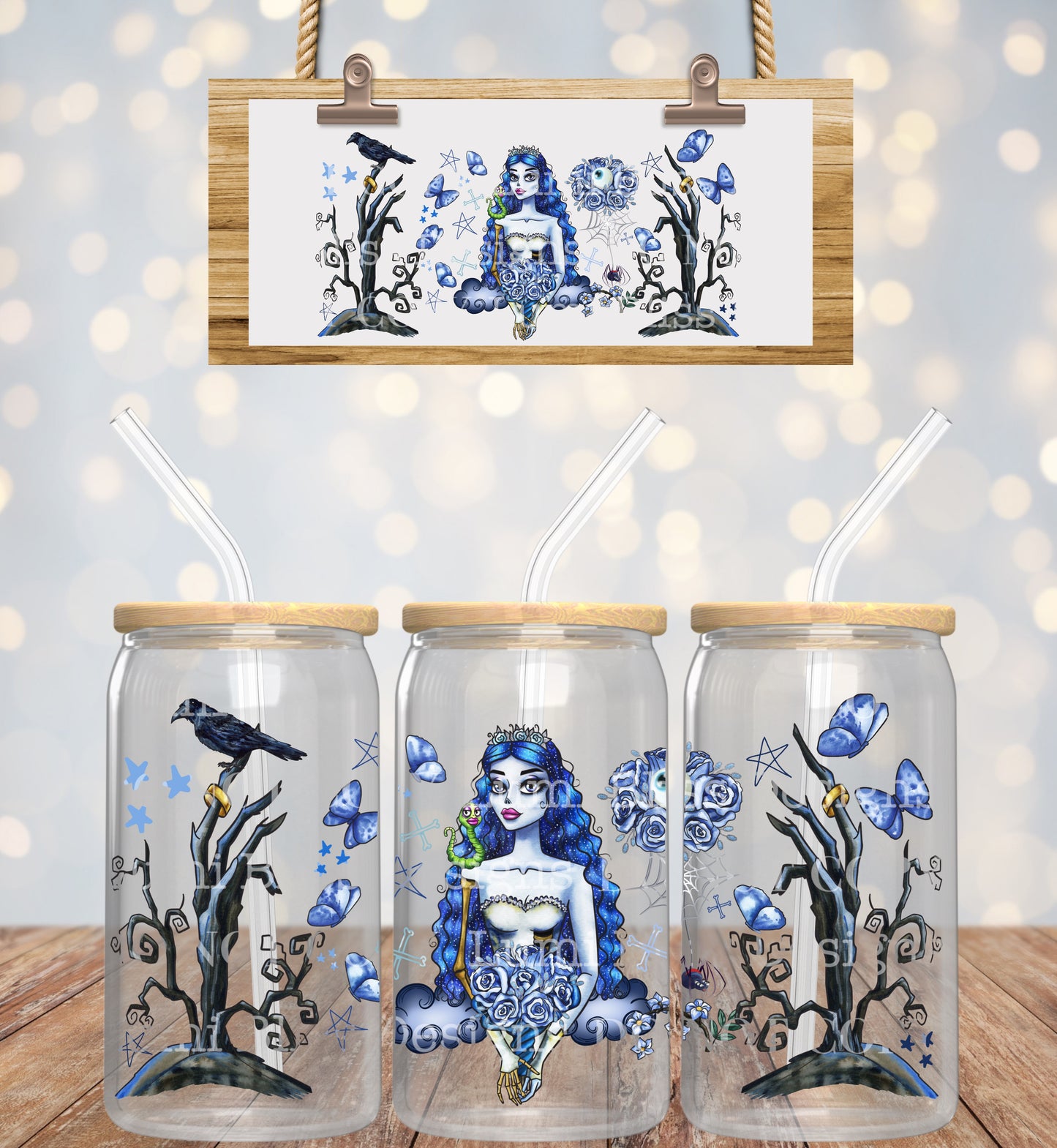 Dead Bride 16oz UVDTF wrap