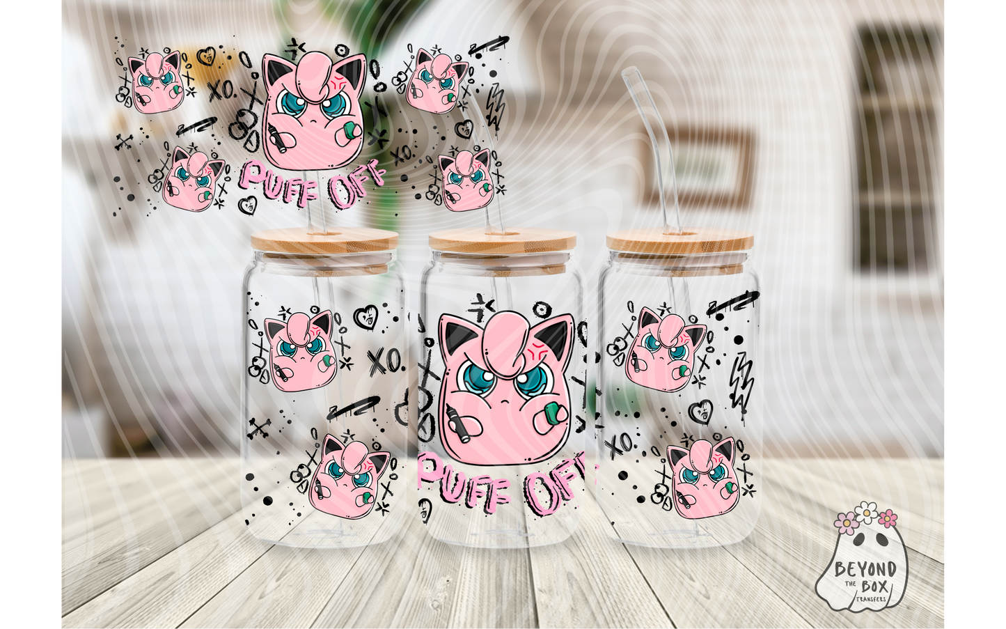 Jiggly Anime 16oz UVDTF wrap