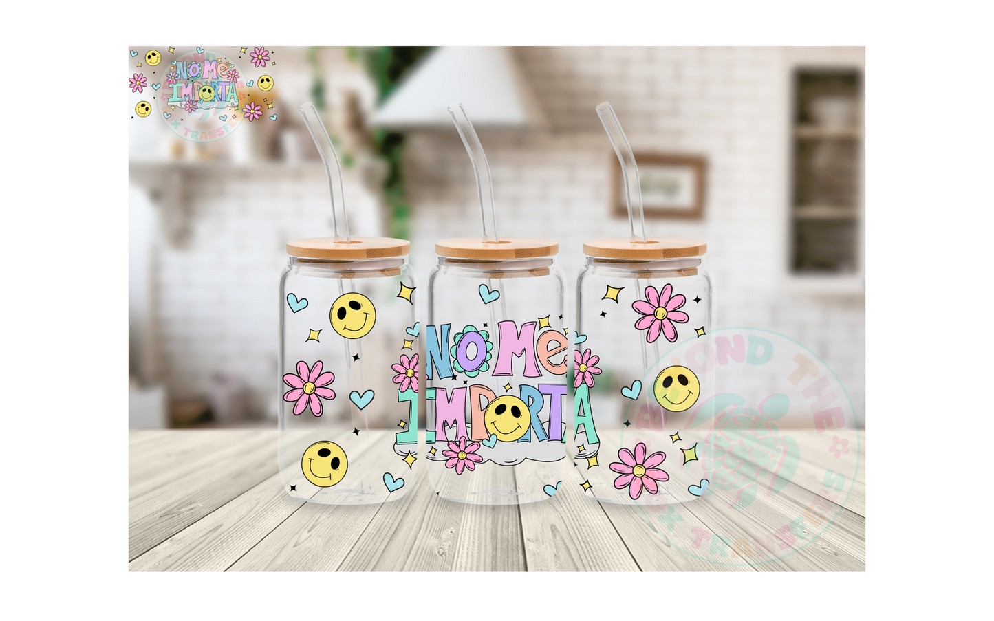 No Me Importa 16oz UVDTF wrap