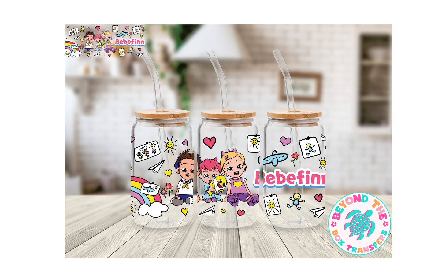 Kids YouTube Show 16oz UVDTF wrap