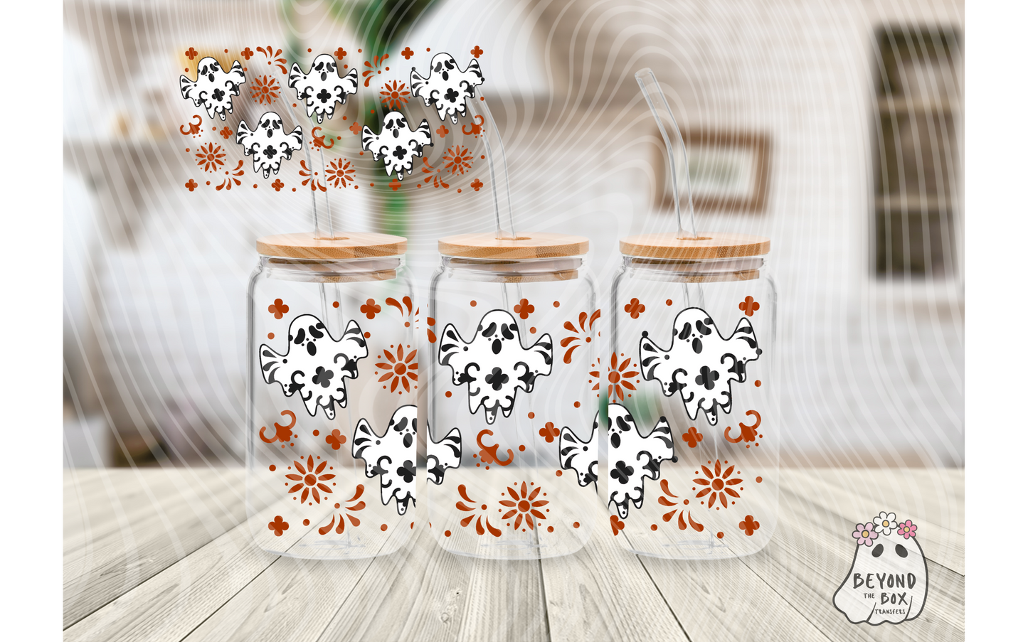 Dia de Muertos Talavera 16oz UVDTF wrap