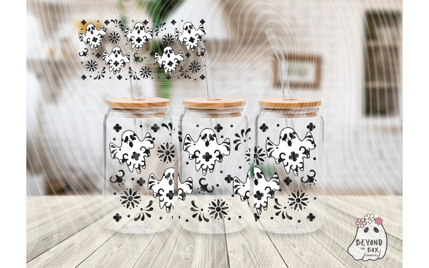 Dia de Muertos Talavera 16oz UVDTF wrap