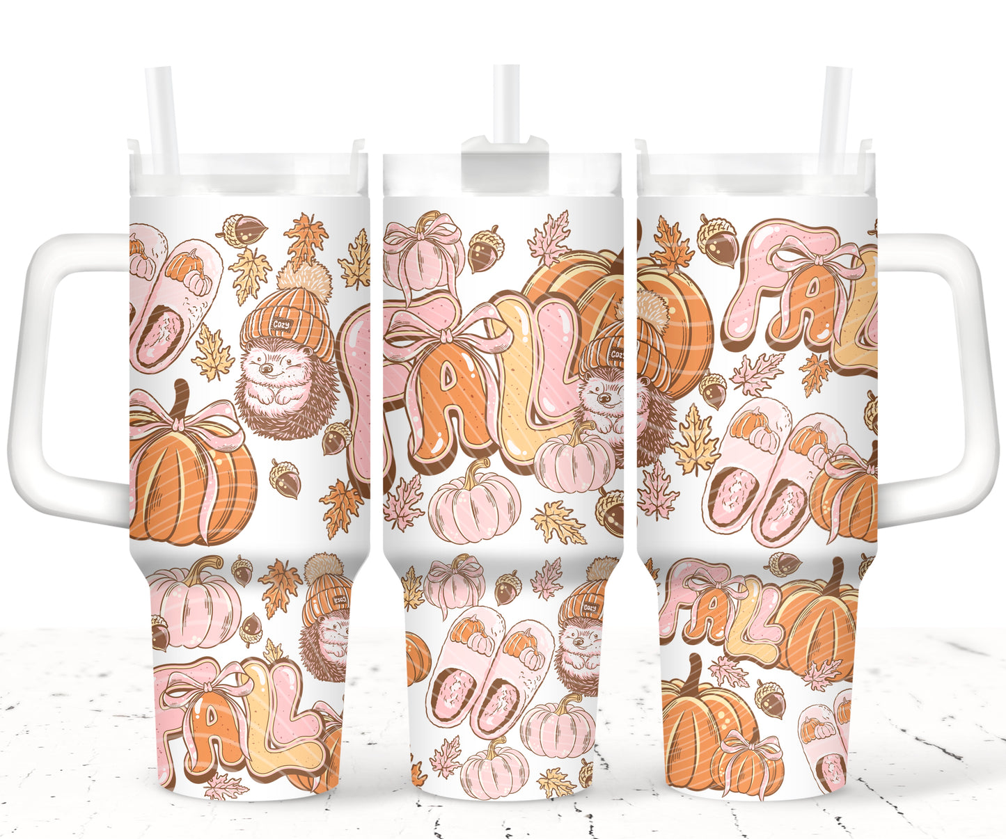 Cozy Fall 40oz UVDTF 2pc wrap