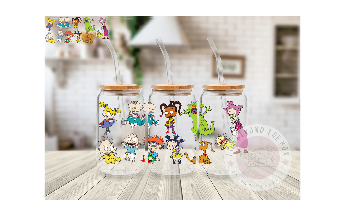 Rugrats 16oz UVDTF wrap/Decal Sheet (Exclusive)