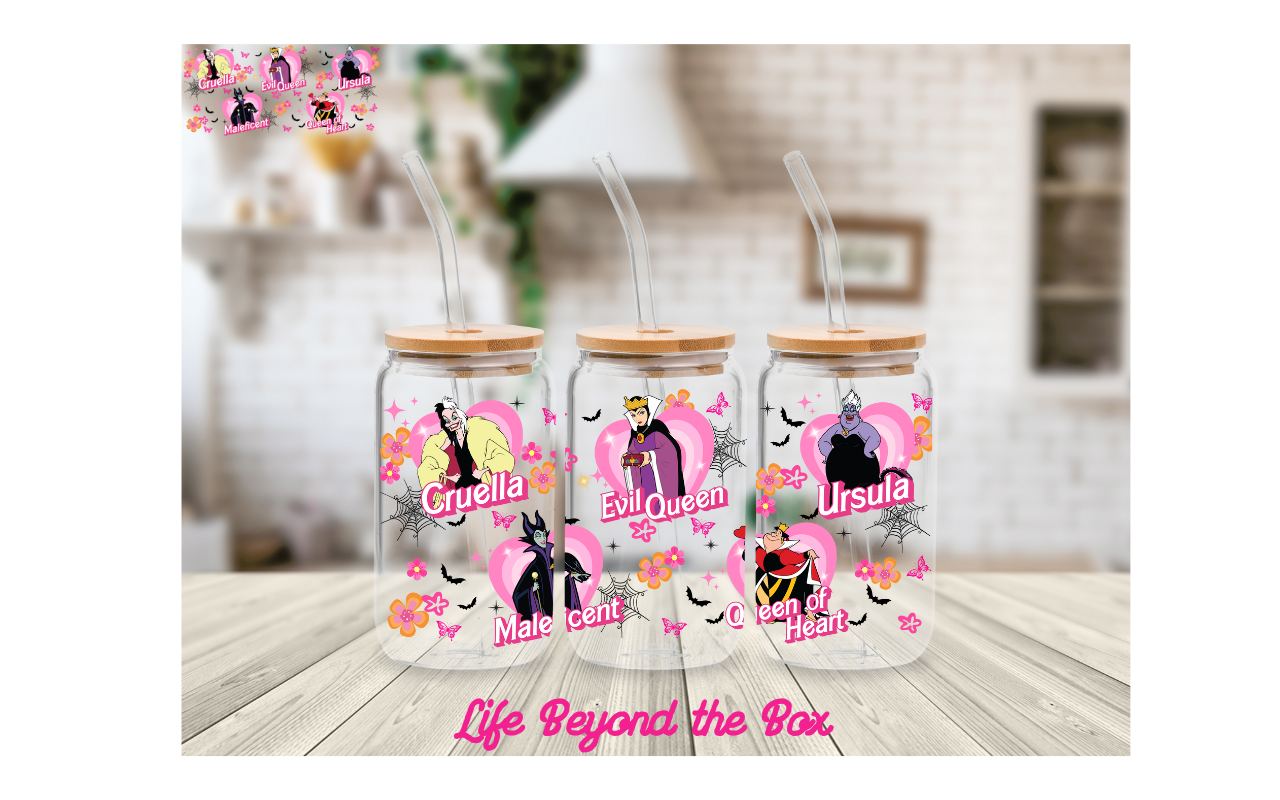 Pink Villain 16oz UVDTF wrap