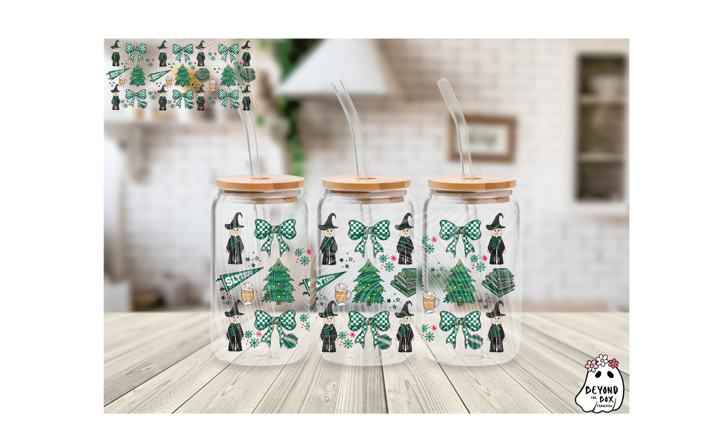 Green Nutcracker H.P. 16oz UVDTF wrap