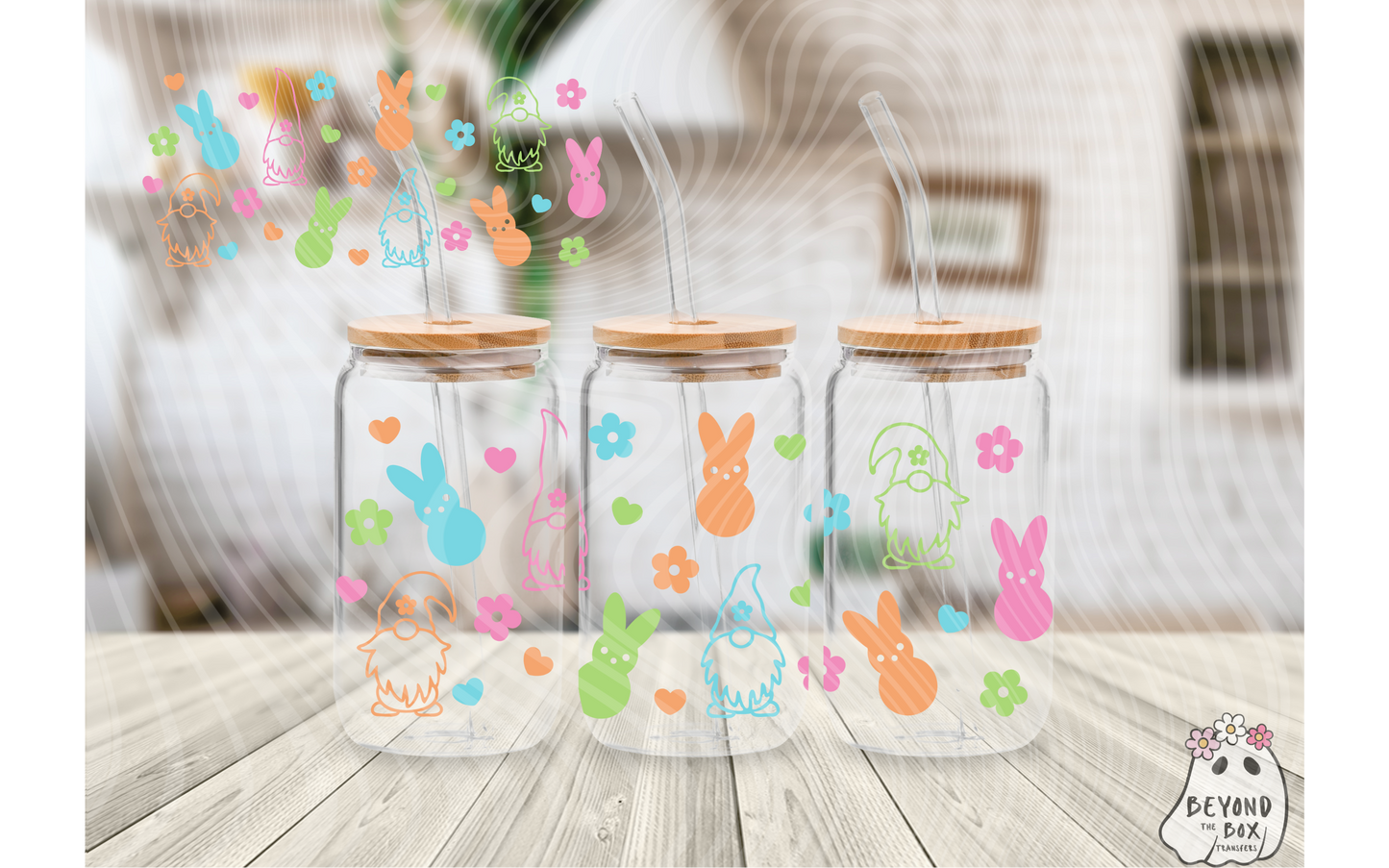 Gnomes Easter 16oz UVDTF wrap