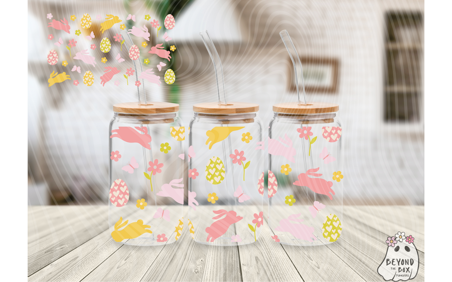 Pink Easter 16oz UVDTF wrap
