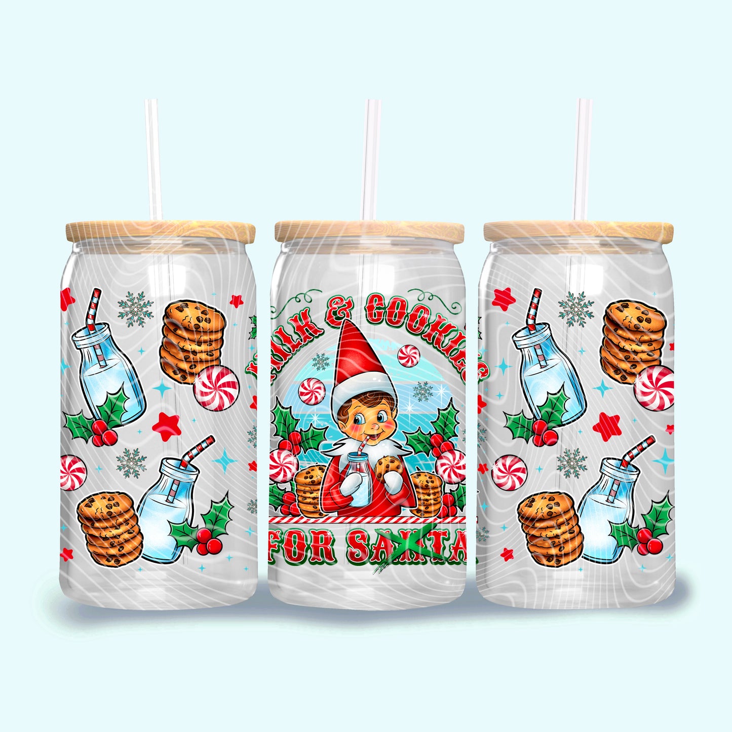 Christmas Elf 16oz UVDTF Wrap