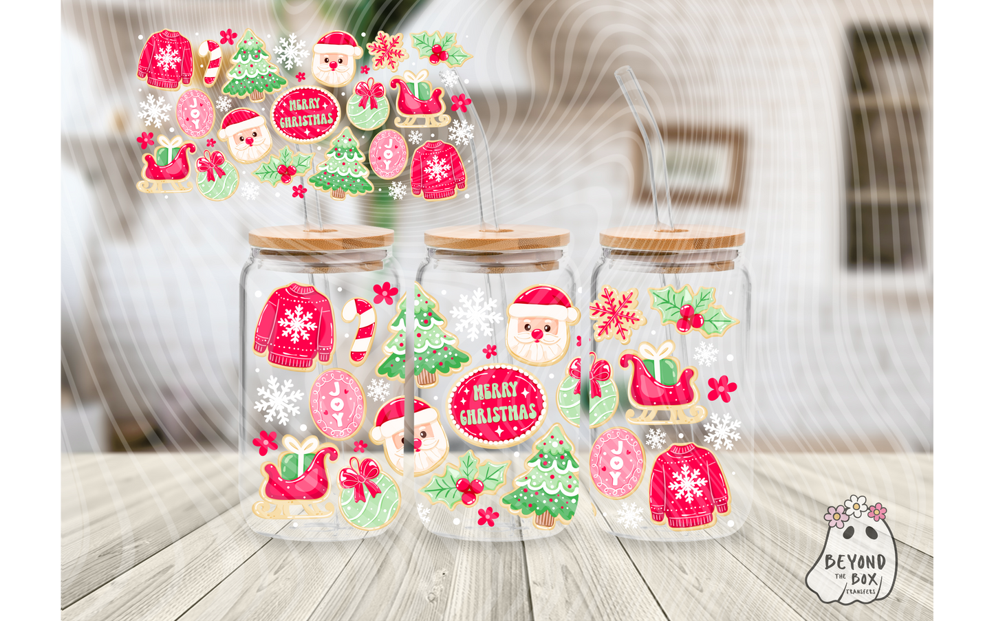 Christmas Cookies 16oz UVDTF Wrap