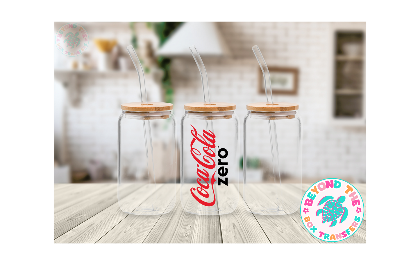 Zero Soda 16oz UVDTF Decal