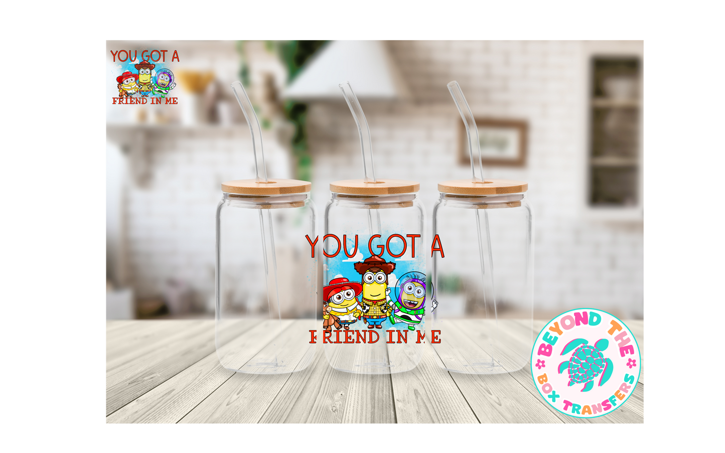 Minion Story UVDTF Decal