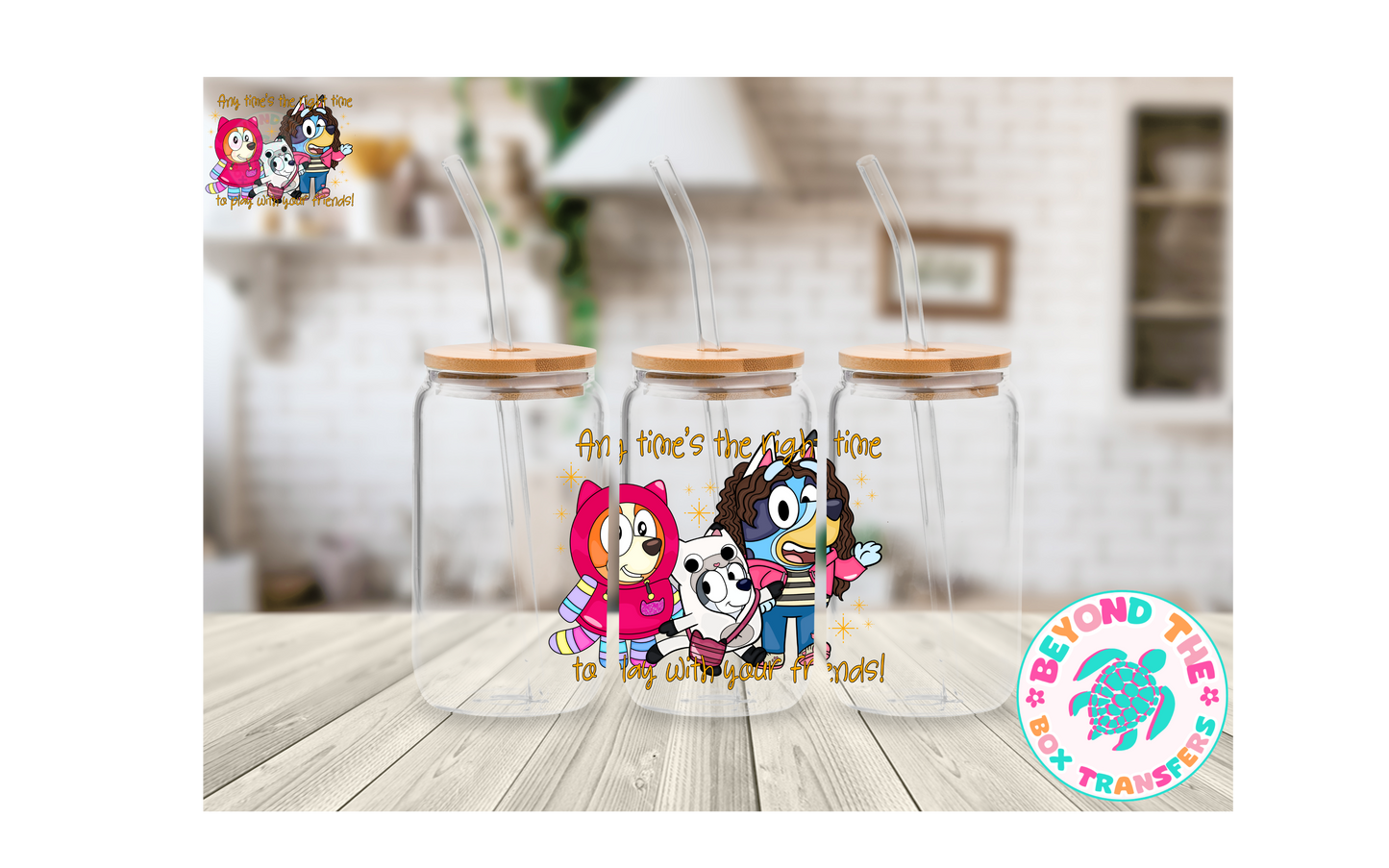 Play with Friends UVDTF Decal