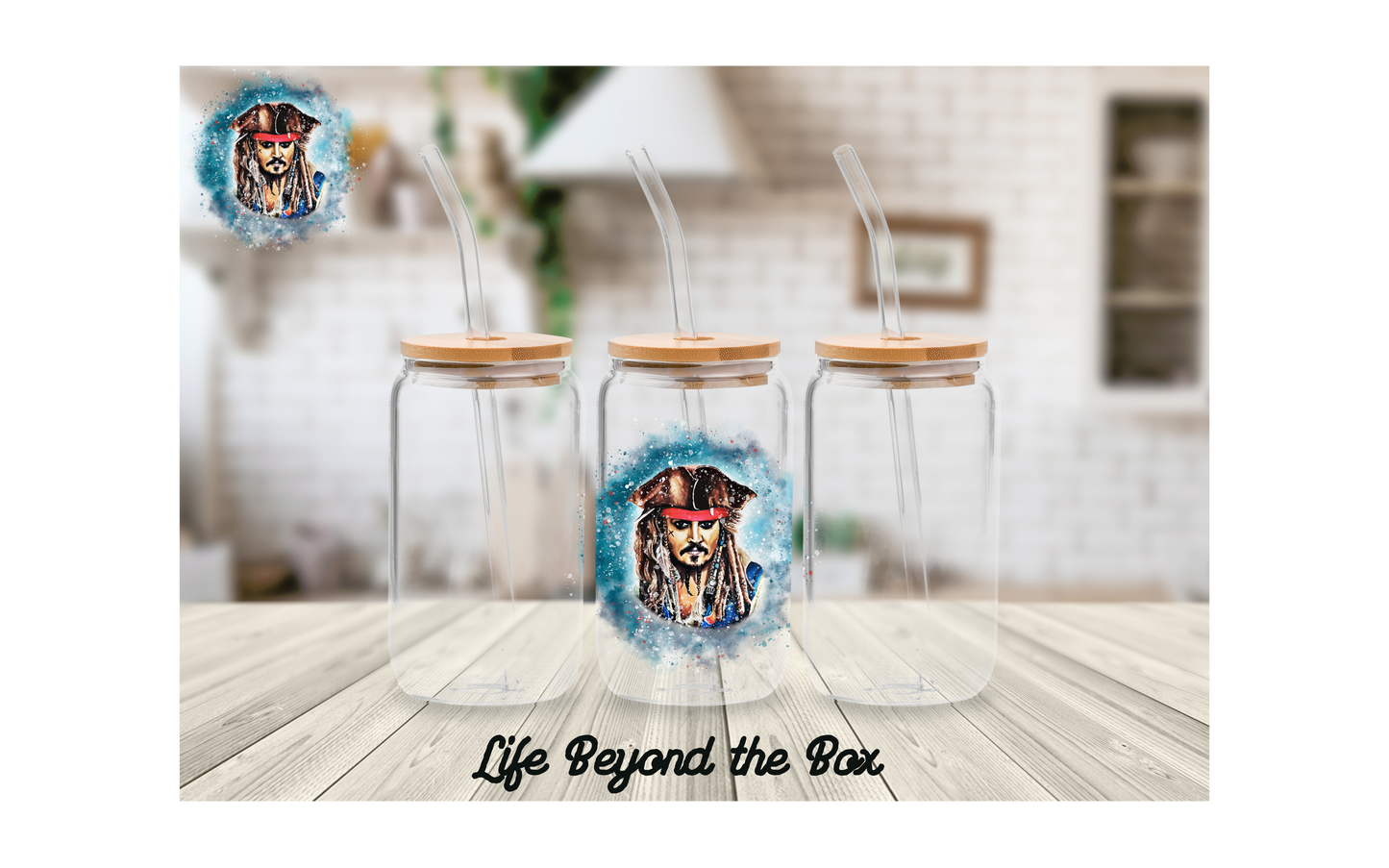 Captain Jack UVDTF Decal