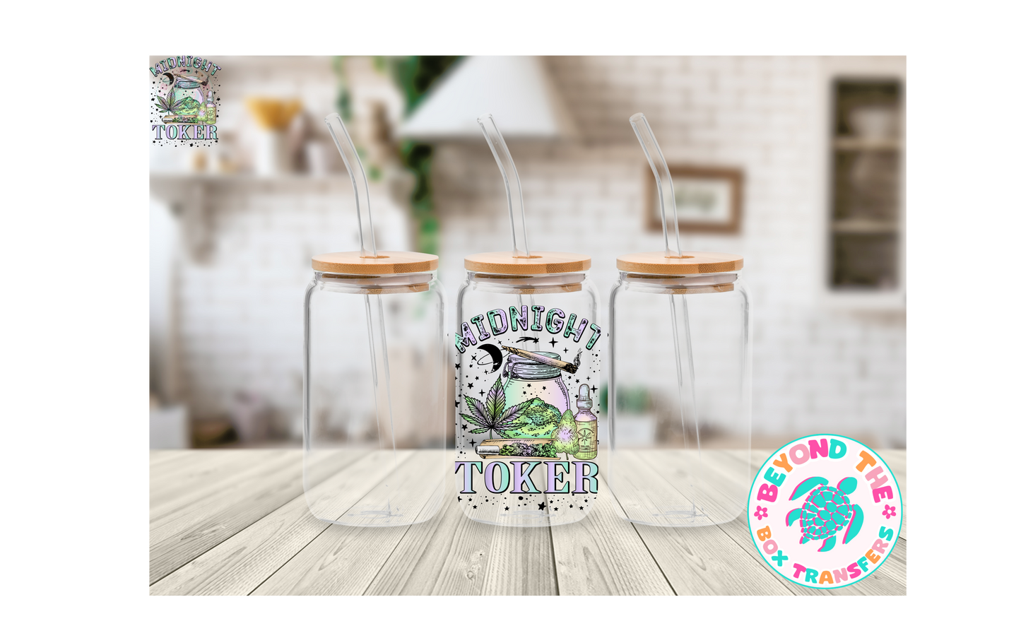Midnight Toker UVDTF Decal