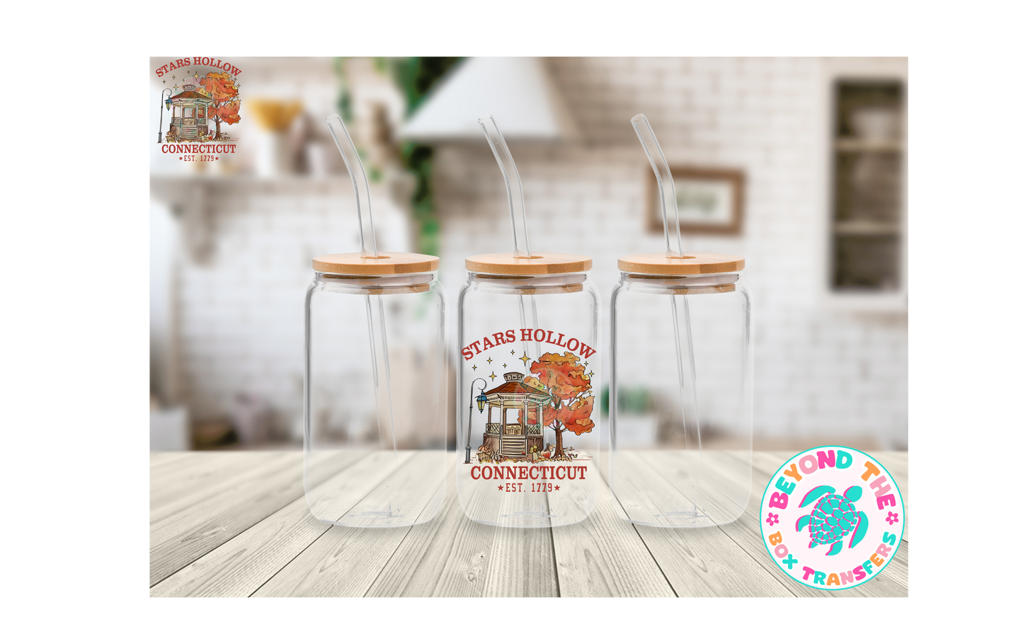Stars Hollow UVDTF Decal