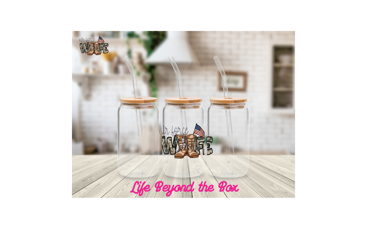 Air force Wife UVDTF Decal